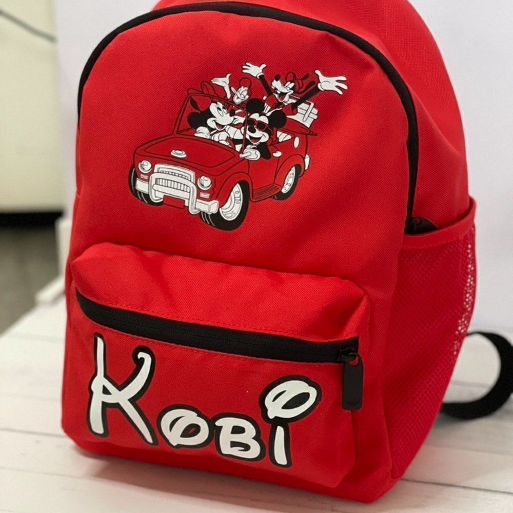 PERSONALIZED DISNEY MICKEY & FRIENDS BACKPACK - Picture 8 of 9